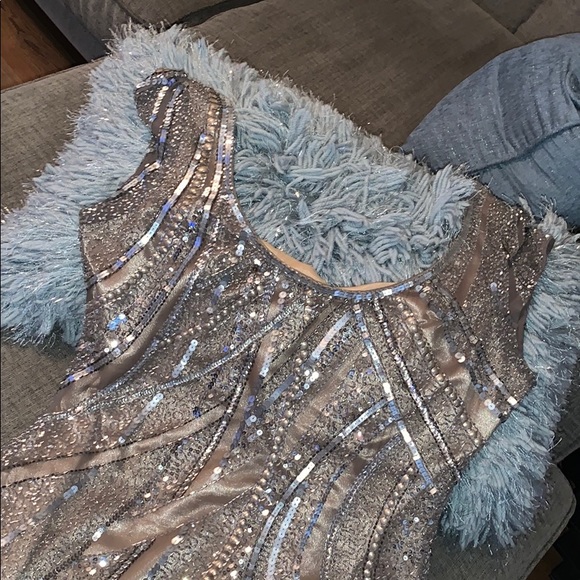 Short sleeve sequin dress - Picture 6 of 6